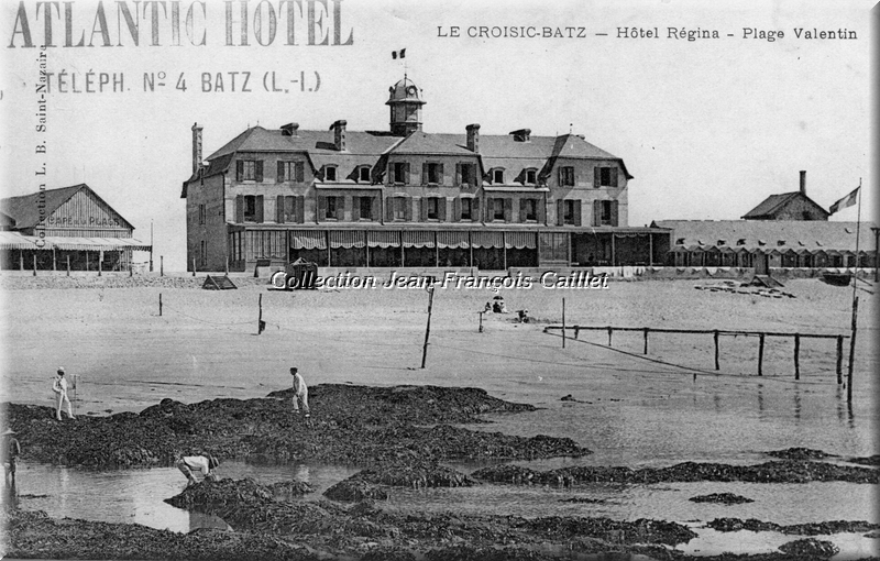 Le Regina-Hôtel de la Plage Valentin vers 1908.