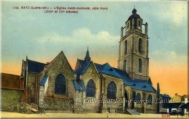 1743. L'Eglise Saint-Guénolé, côté Nord