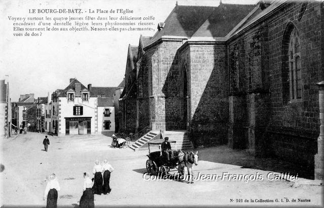 242 Le Bourg-de-Batz. La Place de l'Eglise G.I.D. Nantes
