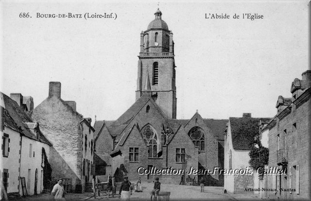 686. Bourg-de-Batz (Loire-Inf.) L'Abside de l'Eglise