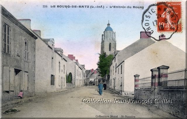 Le Bourg-de-Batz — L'Entrée du Bourg (couleur)