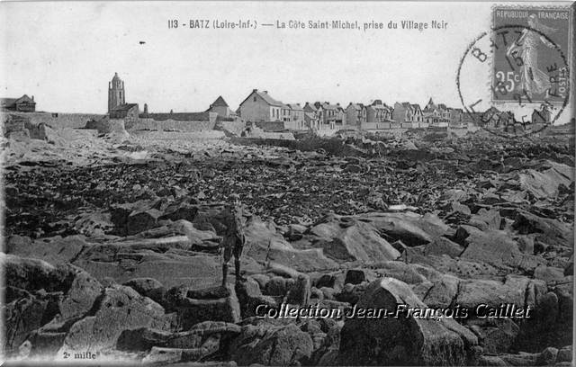 113 - BATZ (Loire-Inf.) - La Côte Saint-Michel, prise du Village Noir