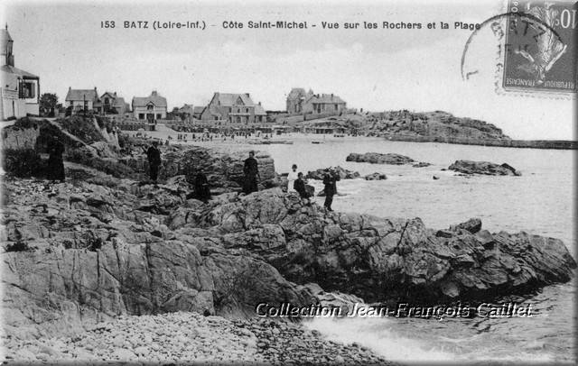 153. Côte Saint-Michel - Vue sur les rochers et la Plage