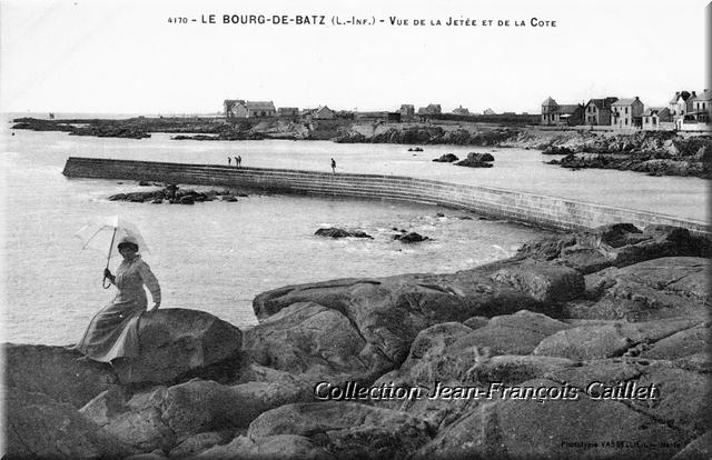 4170 - Le Bourg de Batz (L.-Inf.) - Vue de la Jetée et de la Cote