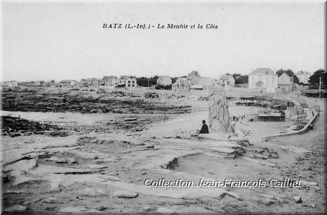 Le Menhir, la plage Saint-Michel et le Boulevard de Mer jusqu'au Village Noir.