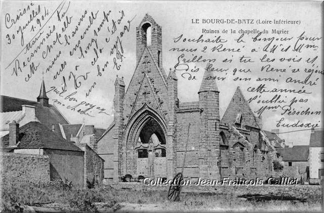 258 Le Bourg-de-Batz (Loire-Inférieure) Ruines de la chapelle du Murier