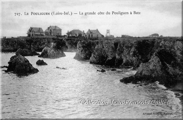 727 Le Pouliguen (Loire-Inf.)- La grande côte du Pouliguen à Batz