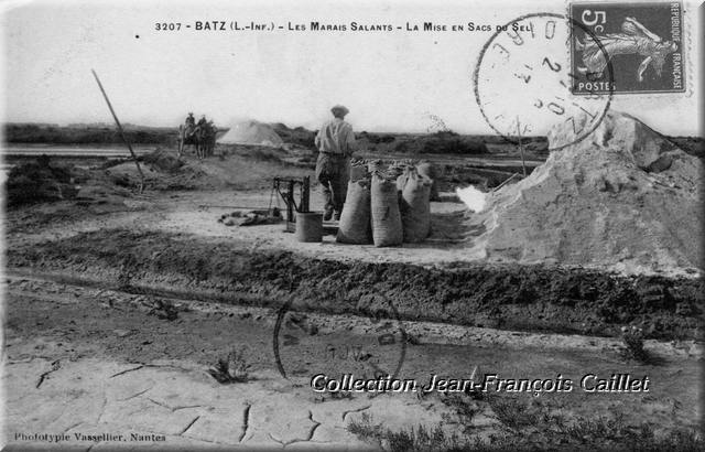 3207 - Batz (L.-Inf.) - Les Marais Salants - La Mise en Sac du Sel