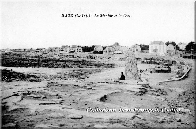 Le Menhir, la plage Saint-Michel et le Boulevard de Mer jusqu'au Village Noir.