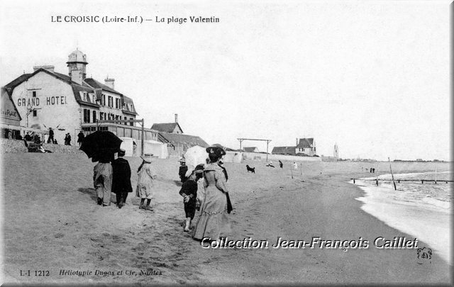 1212 - Le Croisic (Loire-Inf.) - La plage Valentin