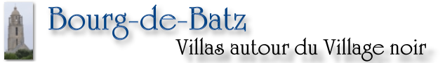 Bourg-de-Batz, titre de la page des noms et localisations des chalets du Village noir et du Vivier.